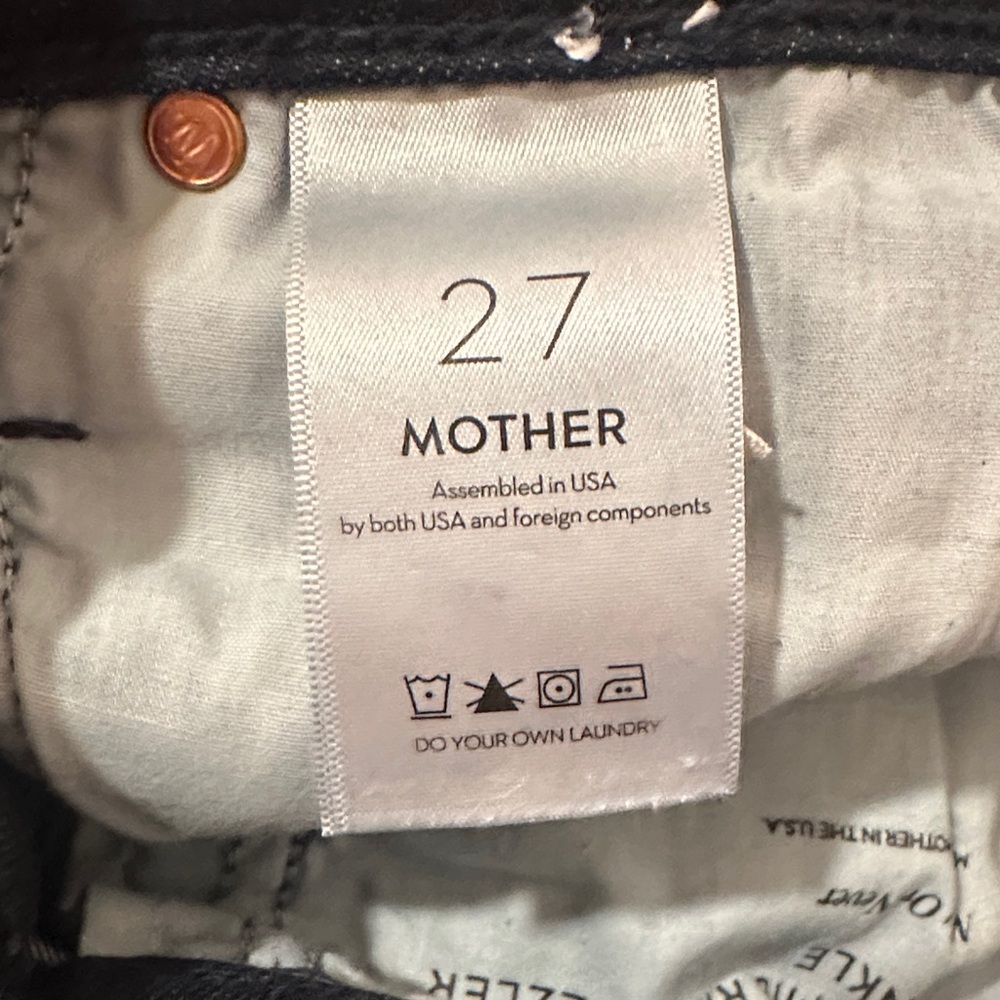 MOTHER Now Or Never Mid Rise Ankle Jeans *altered* 23 in inseam - Picture 6 of 9